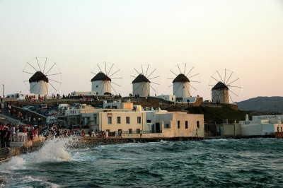 Windmills - Mykenos, Greece