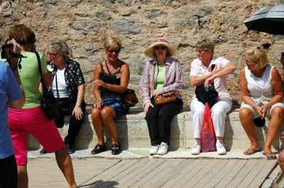 Ladies on the throne - ancient Ephesus