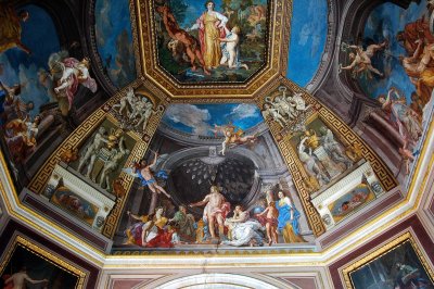 Vatican museum ceiling