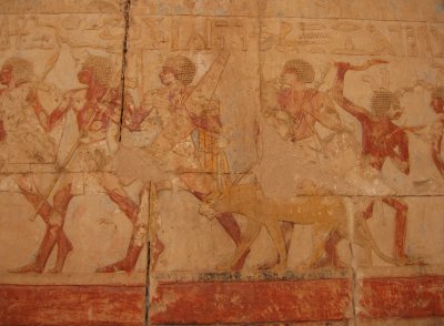 relief at Queen Hatshepsut's Temple