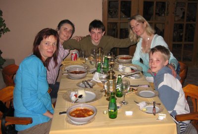 dinner on Linis birthday, Winter Palace