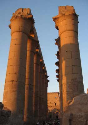 Luxor Temple at sunset