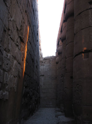 Luxor Temple at sunset