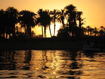 sunset from the felucca