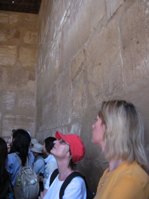 Claire & Lini at Karnak