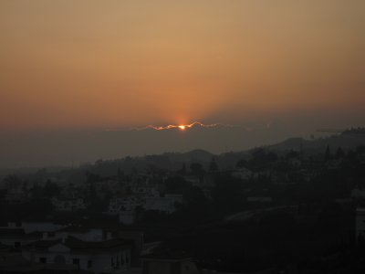 another sunset from Marcos' apartment