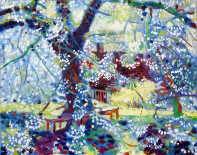 Cherry Tree in Spring - Samuel Palmer 100 x 80 cms