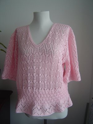 #165 Pink ajouree sweater