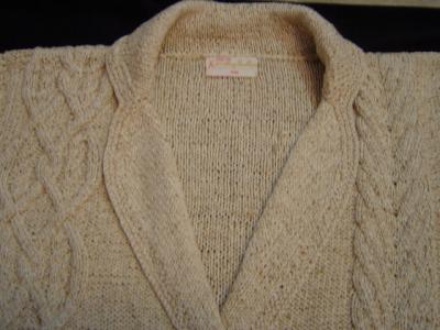 Oatmeal cotton cardigan #82