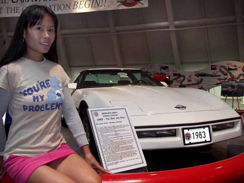 Eve And The Only 1983 Corvette In Existence
