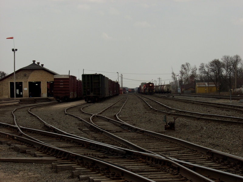 Freight Yard At Stevens Point, WI