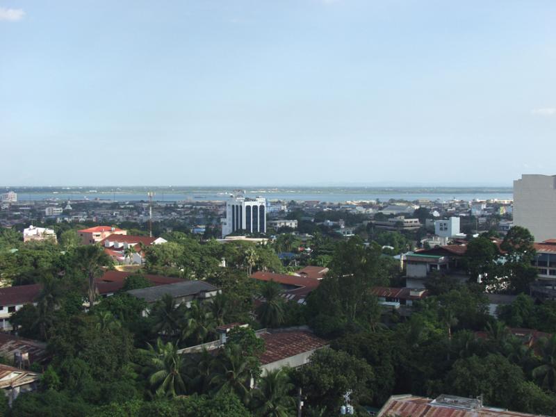 Cebu City, Philippines From Roof Of Holiday Plaza Hotel