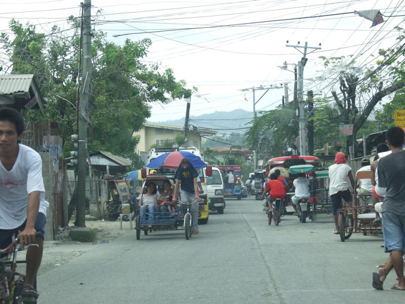 Street In Tabunok, Philippines