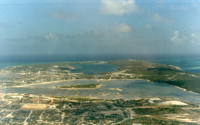 Air View Of Grand Turk, Turks & Caicos Islands