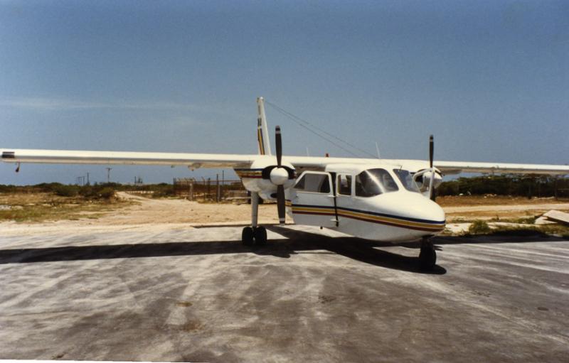A Britten Norman Islander...Ugly, But Good In The Islands