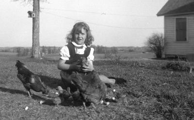 Rural Fairchild, Wisconsin...Judy Always Loved Chickens