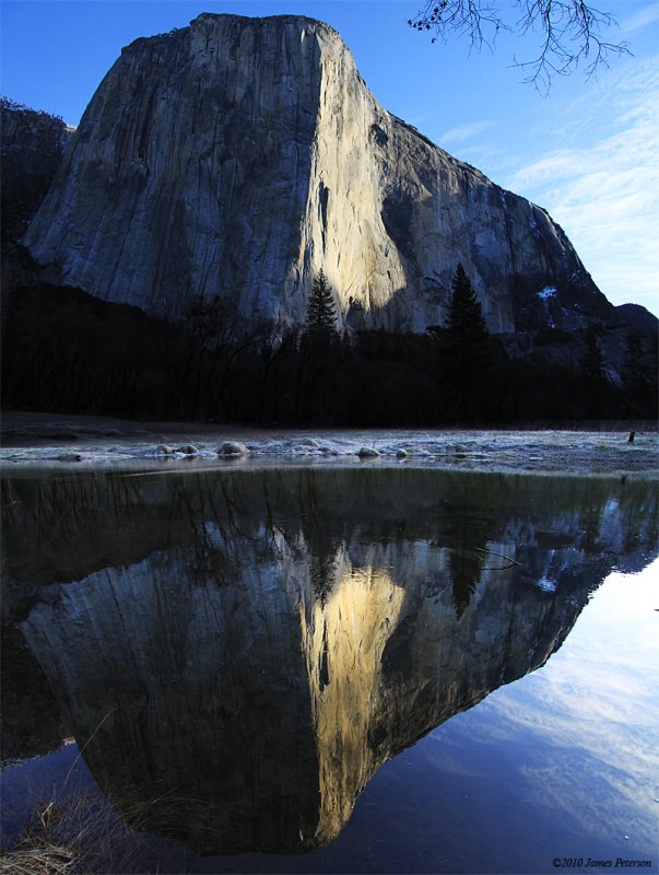 El Capitan and reflection in Merced River Composite