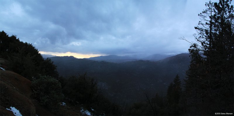 Sierra Sunset Panorama