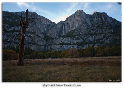 Upper and Lower Yosemite Falls