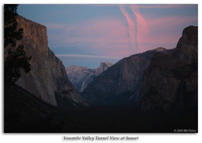 Tunnel View at Sunset