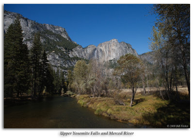 Upper Yosemite Falls and Merced Rive