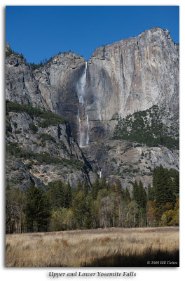 Upper and Lower Yosemite Falls