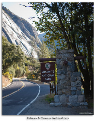 Entrance to the park