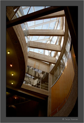 Interior skylight, university