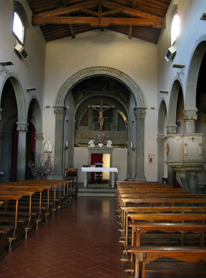 Chiesa di Santa Maria a Settignano, interior .. A3369