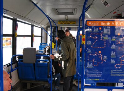 Boarding bus line C .. A4112
