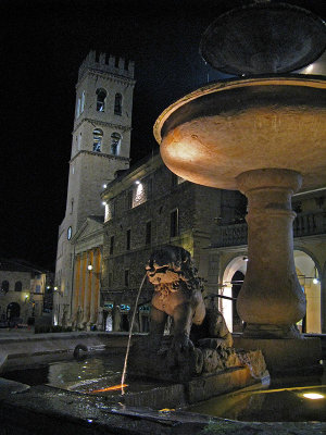 Fontana del Comune,Torre del Popolo .. A4322