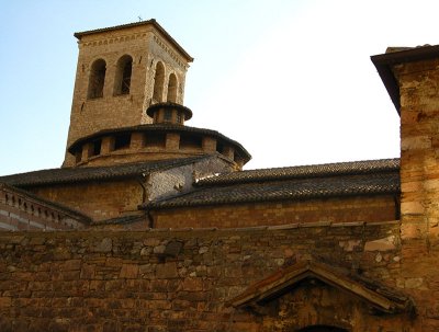 Dome and Romanesque bell tower .. A3994