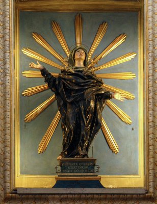 Mary of Sorrows sculpture, closeup .. A3946