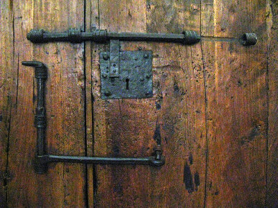Medieval door, detail .. A3951