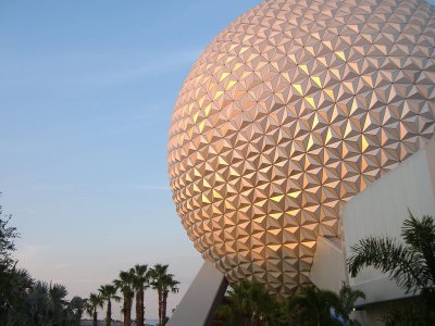Epcot in the evening