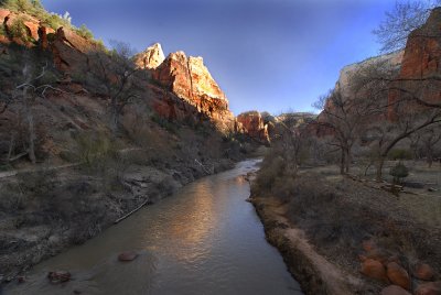 The Virgin River - Zion National Park