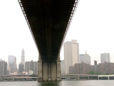 Brooklyn Bridge from below