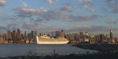 The Great Ship Seen From NJ