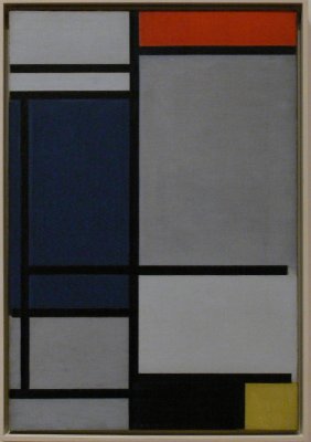 Composition In Red, Blue, Black, Yellow - 1921
