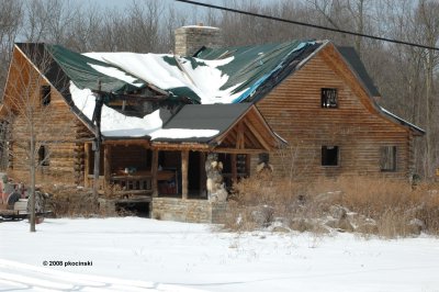 Unfinished Log House