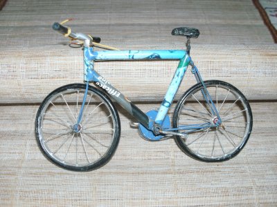 A bicycle model.