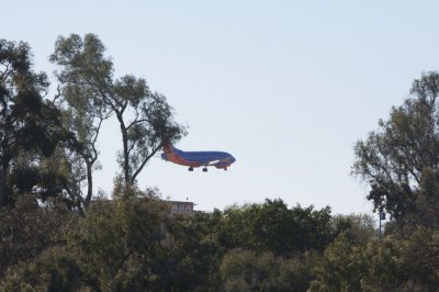 Low Approach over Banker's Hill