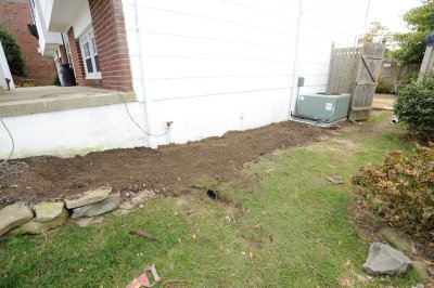 Front Backfilled