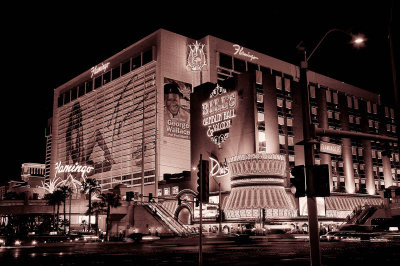 9/3/08 - B&W Vegas at Night