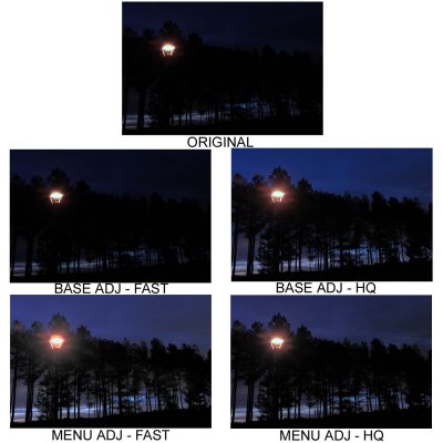 Nikon Capture NX 1.2  D--Lighting Comparsion