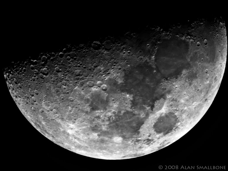 First quarter moon
