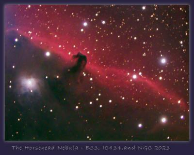 B33 - Horsehead Nebula and area