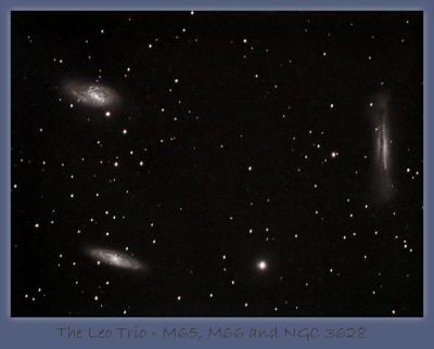 The Leo Trio - M65, M66 and NGC 3628