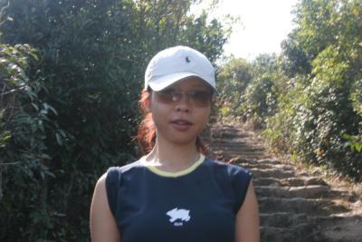 Joyce on the way up Pat Sin Leng