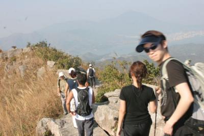 Joyce, Tony, May, and Ashley heading to Lai Pek Shan